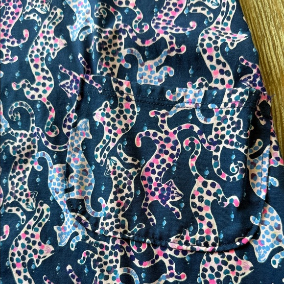 Lilly Pulitzer Navy and Pink Seahorse Dress - Picture 5 of 9